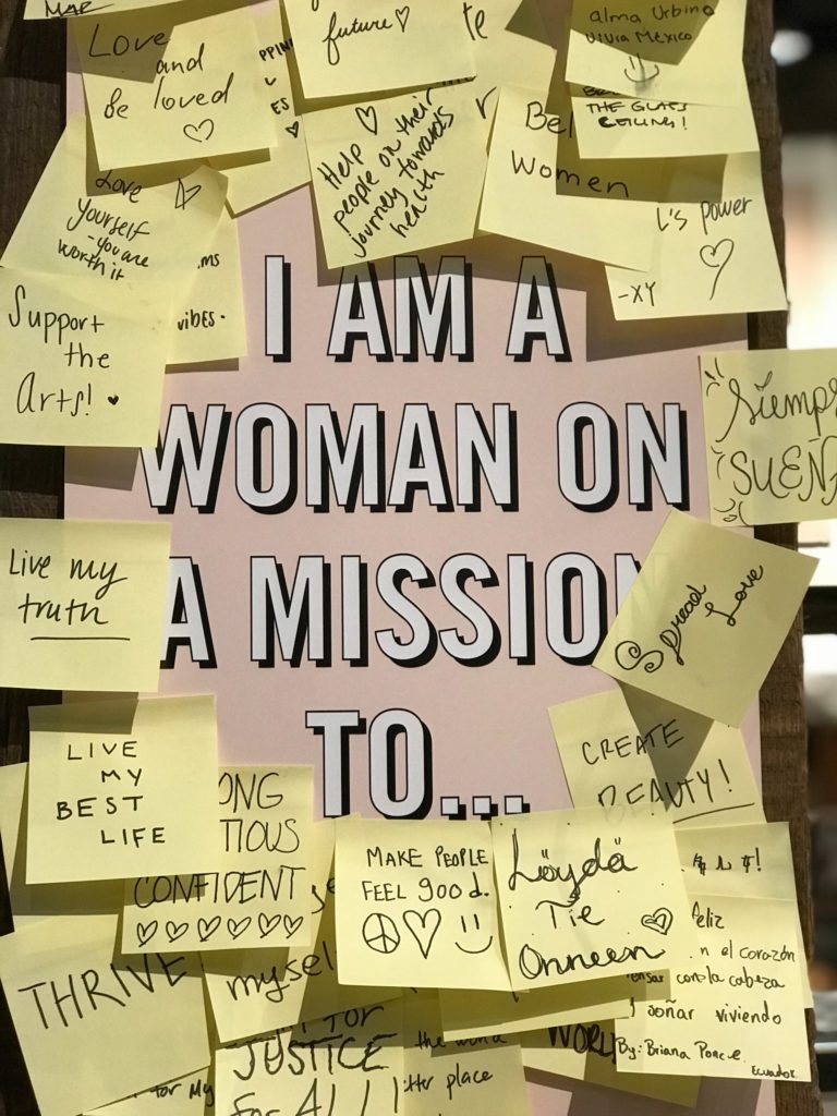 Woman on a mission